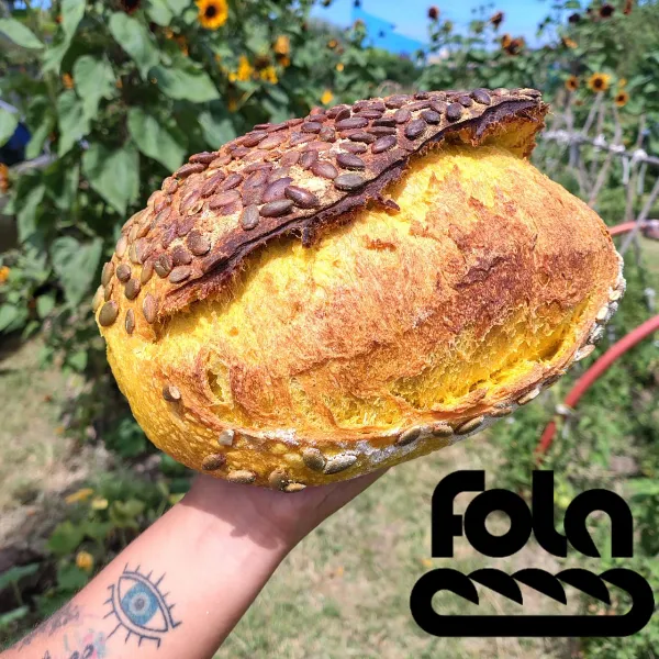 Pan de Cabutia asada y cúrcuma 1kg