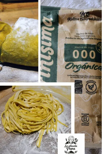 Fideos blancos orgánicos